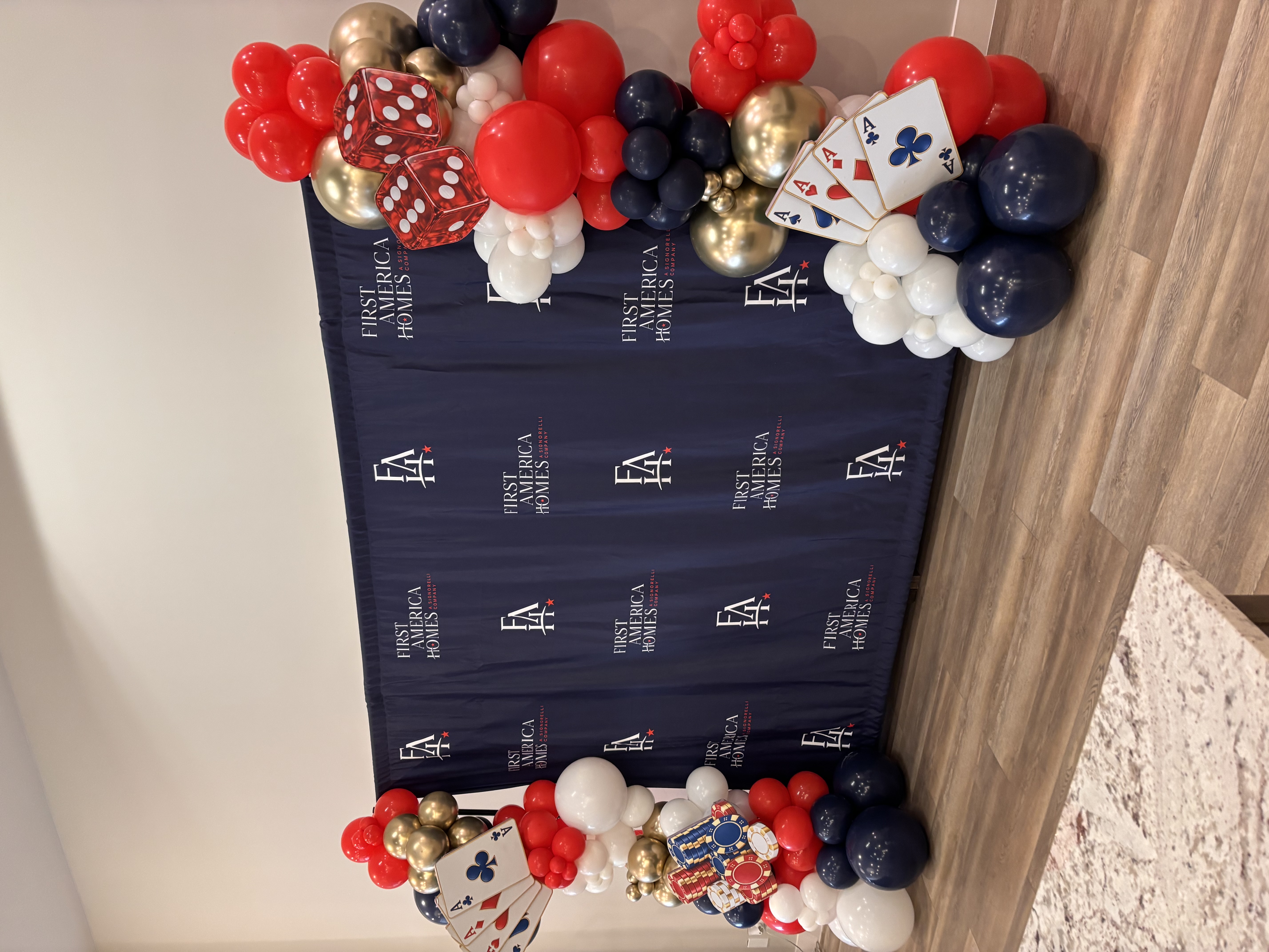 Corporate branded installation